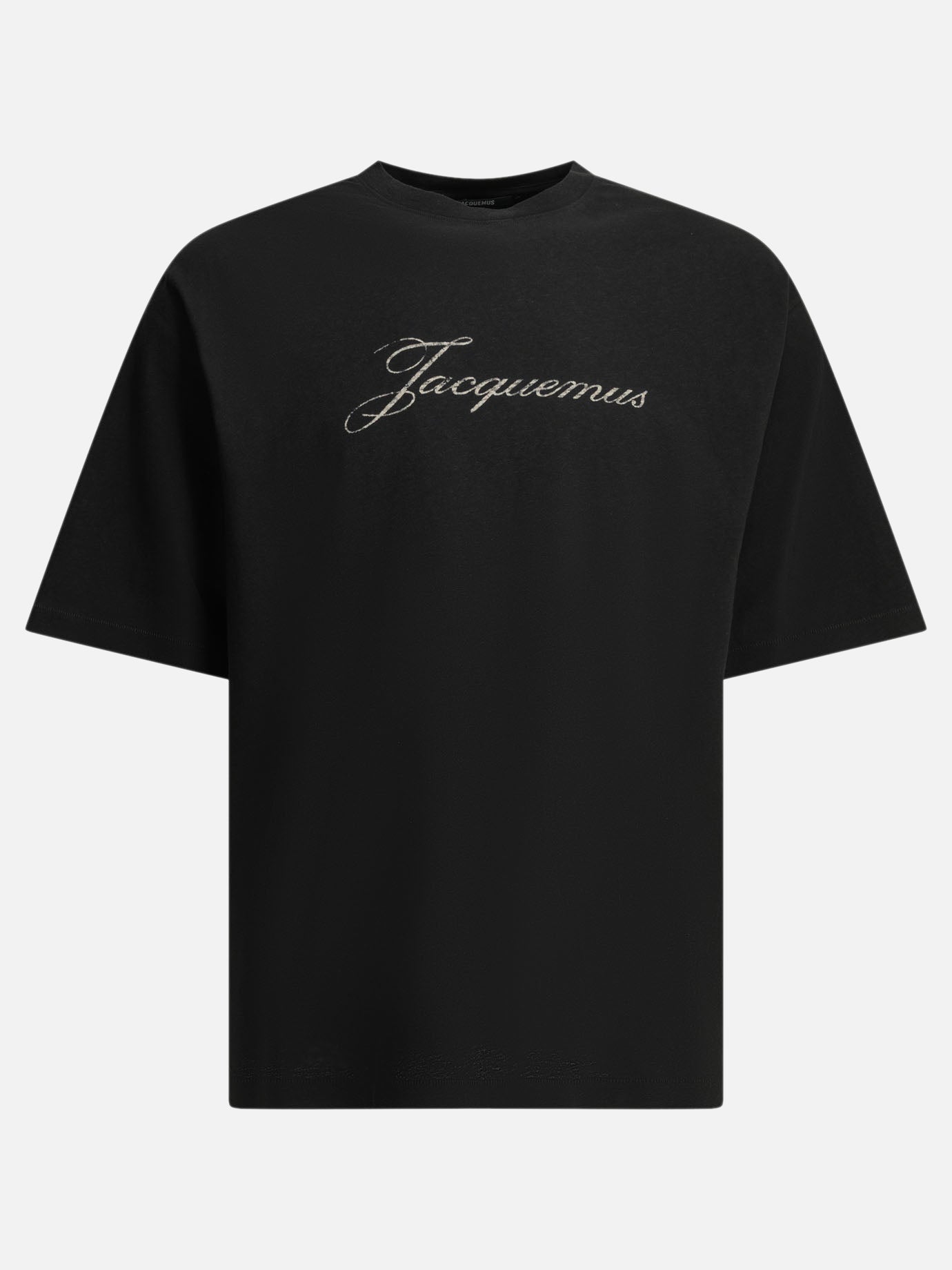 Crewneck t-shirts Logo  Black - Jacquemus Men | PDP | VIETTI Online Store | thumbnail