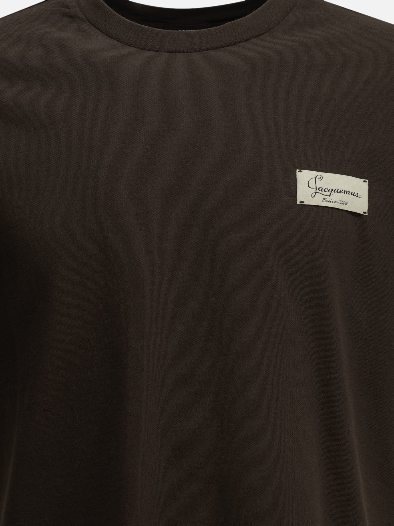 Crewneck t-shirts Logo  Brown - Jacquemus Men | PDP | VIETTI Online Store | thumbnail_3