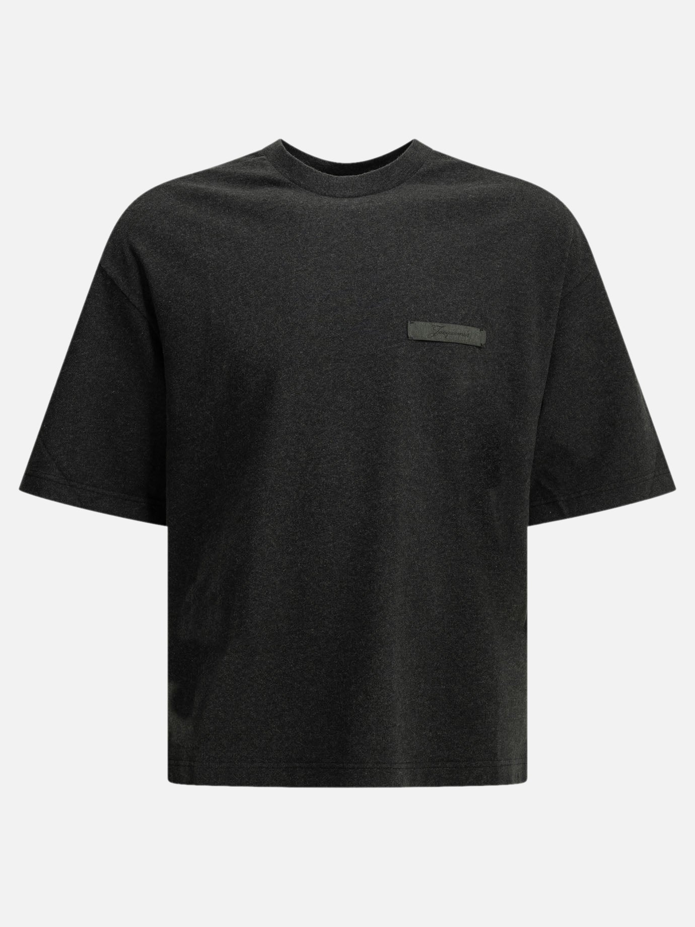 Crewneck t-shirts Logo  Grey - Jacquemus Men | PDP | VIETTI Online Store | thumbnail