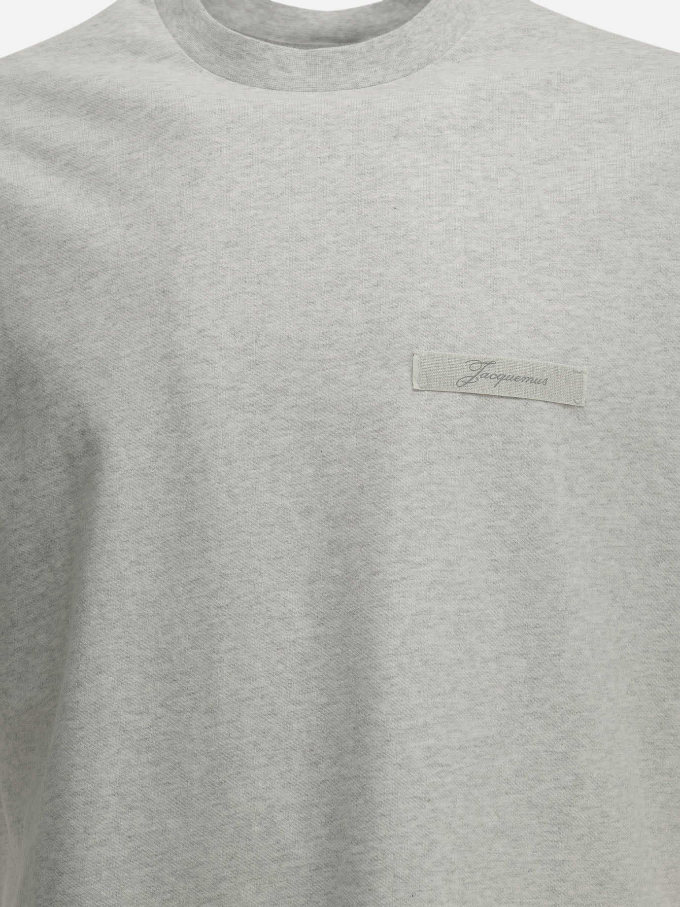 Crewneck t-shirts Logo  Grey - Jacquemus Men | PDP | VIETTI Online Store | Zoom-Modal_3
