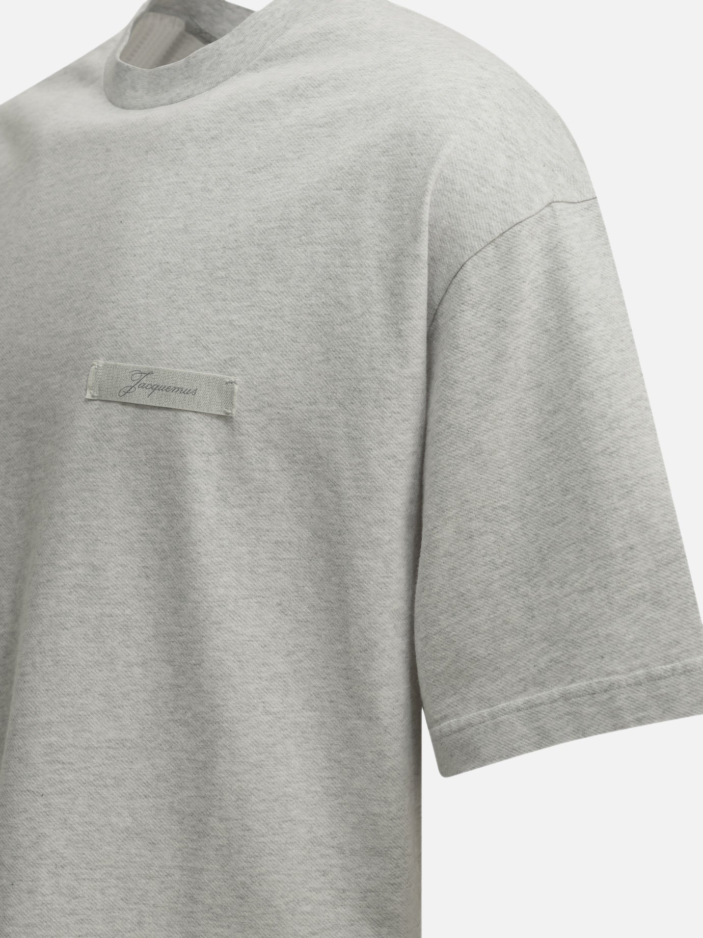Crewneck t-shirts Logo  Grey - Jacquemus Men | PDP | VIETTI Online Store | thumbnail_4