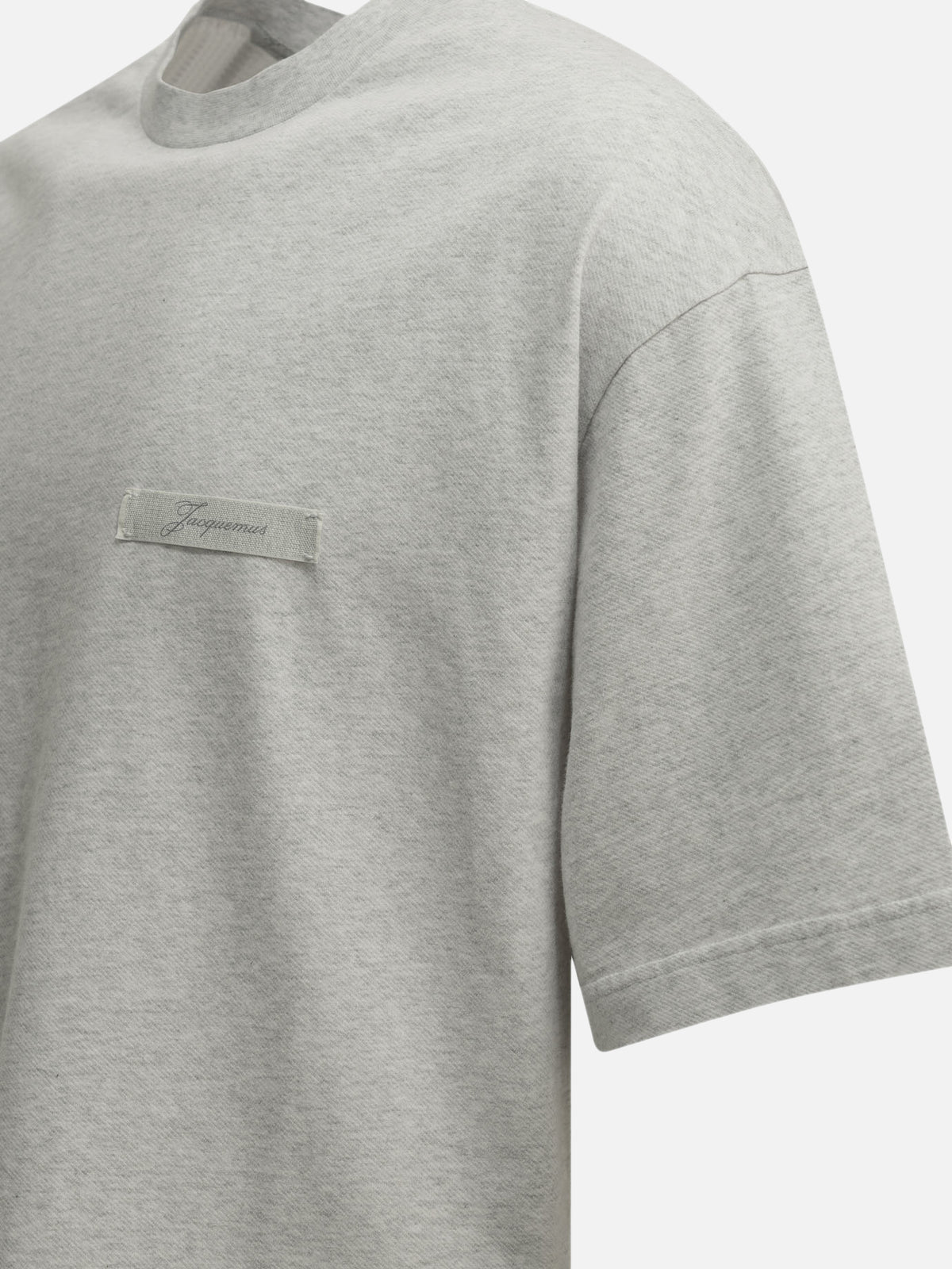 Jacquemus "Ruban" Crew-Neck T-Shirt Grey - VIETTI