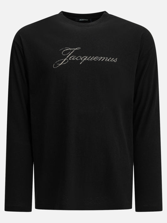 Crewneck t-shirts Logo  Black - Jacquemus Women | PDP | VIETTI Online Store 
