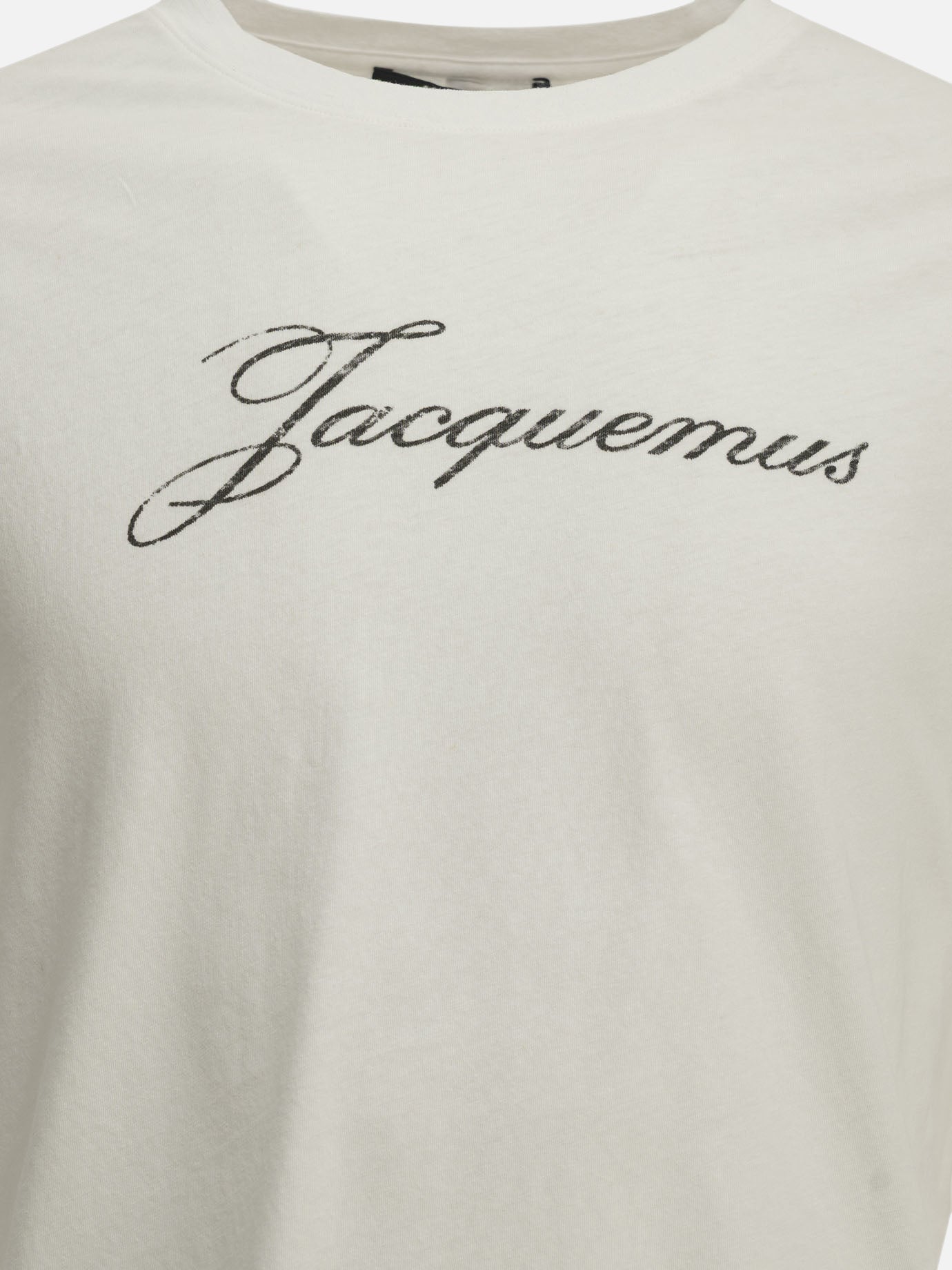 T-shirt girocollo Logo  Bianco - Jacquemus Donna | PDP | VIETTI Online Store | Zoom-Modal_3
