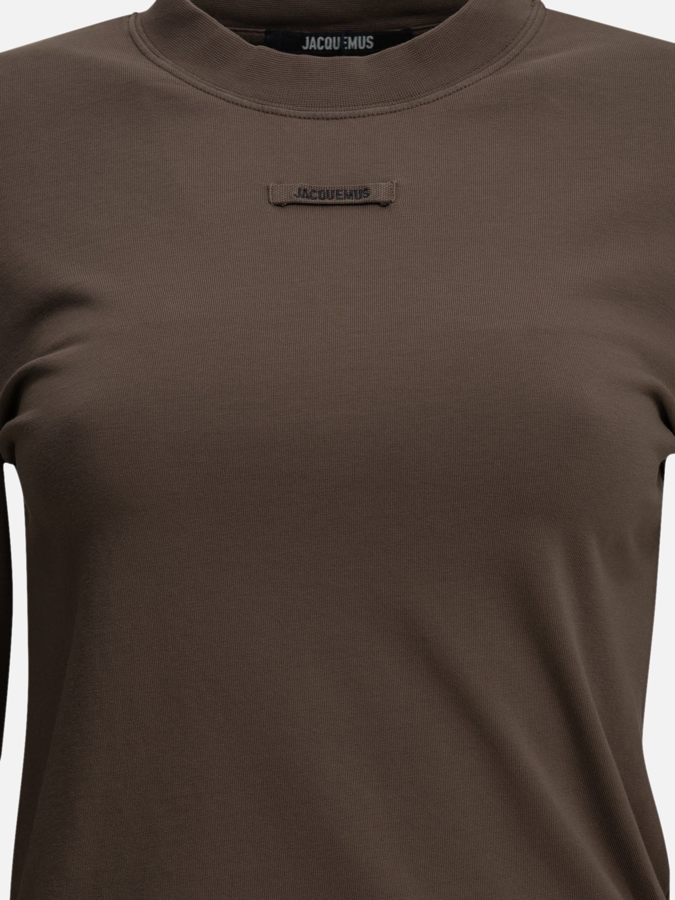 Crewneck t-shirts Logo  Brown - Jacquemus Women | PDP | VIETTI Online Store | thumbnail_3