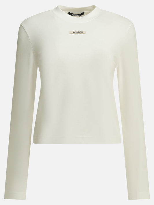 Crewneck t-shirts Logo  White - Jacquemus Women | VIETTI Online Store 
