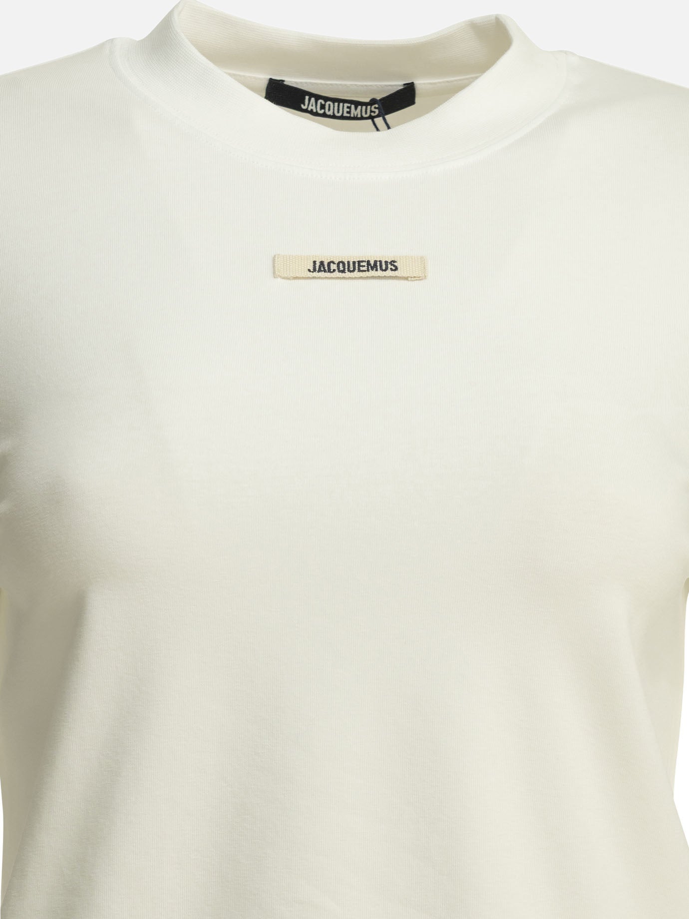 Crewneck t-shirts Logo  White - Jacquemus Women | PDP | VIETTI Online Store | thumbnail_3