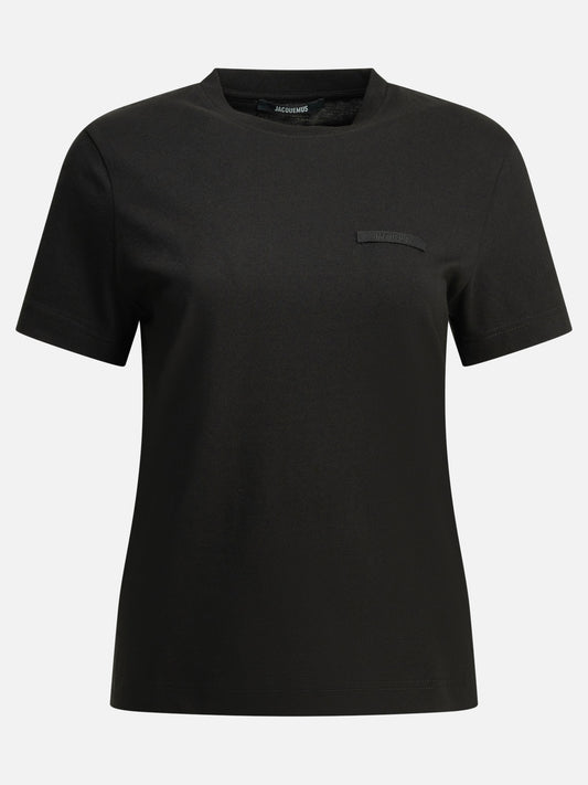 Crewneck t-shirts Logo  Black - Jacquemus Women | VIETTI Online Store 
