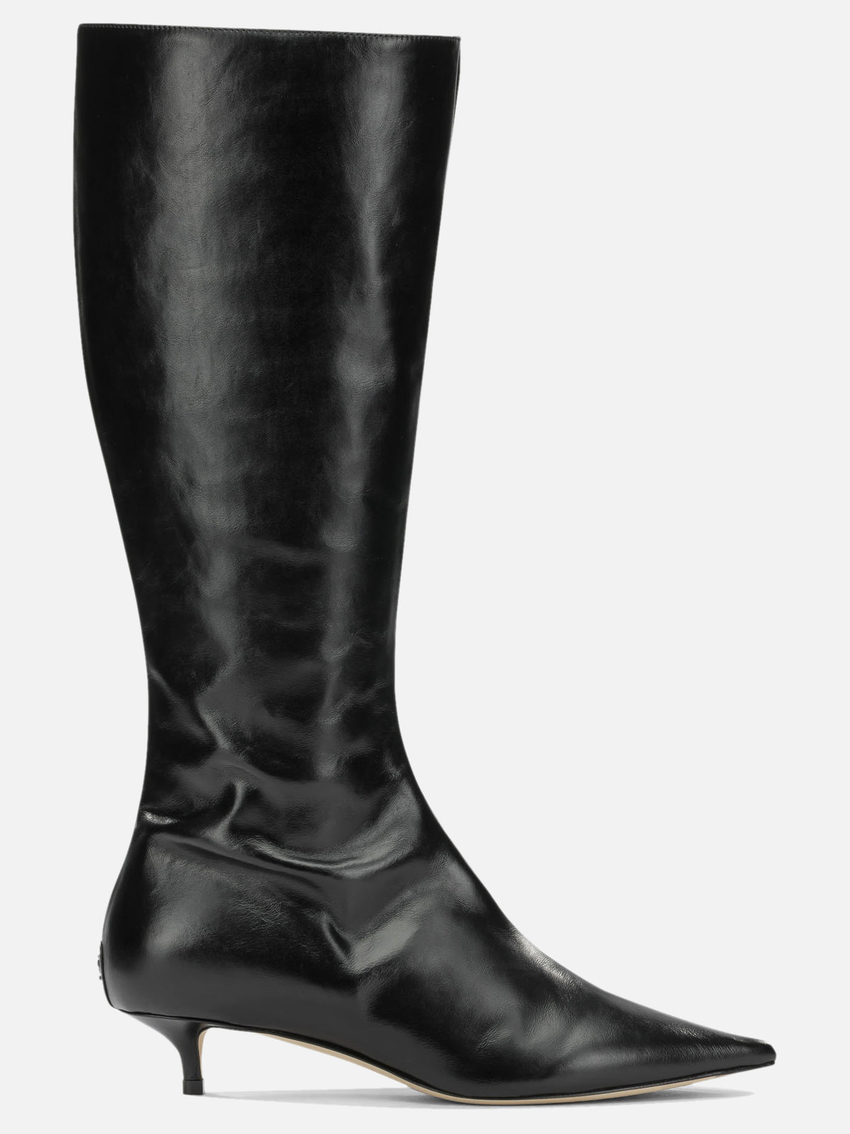 Jimmy Choo "Amis 35MM" Knee-High Boots Black

