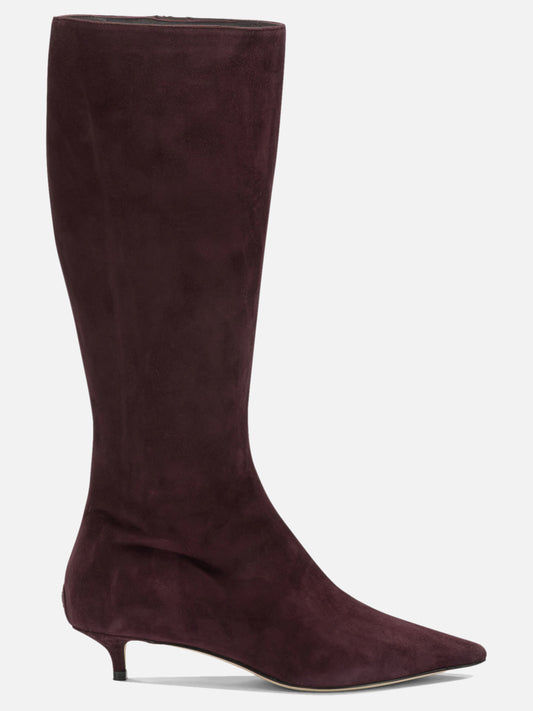 Knee-high 100% goat leather - 50% calf leather 50% rubber  Bordeaux - Jimmy Choo Women | PDP | VIETTI Online Store 
