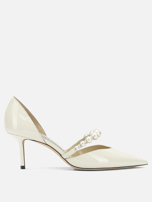 Pumps 98% calf leather 2% lamb leather - 100% calf leather  White - Jimmy Choo Women | PDP | VIETTI Online Store 
