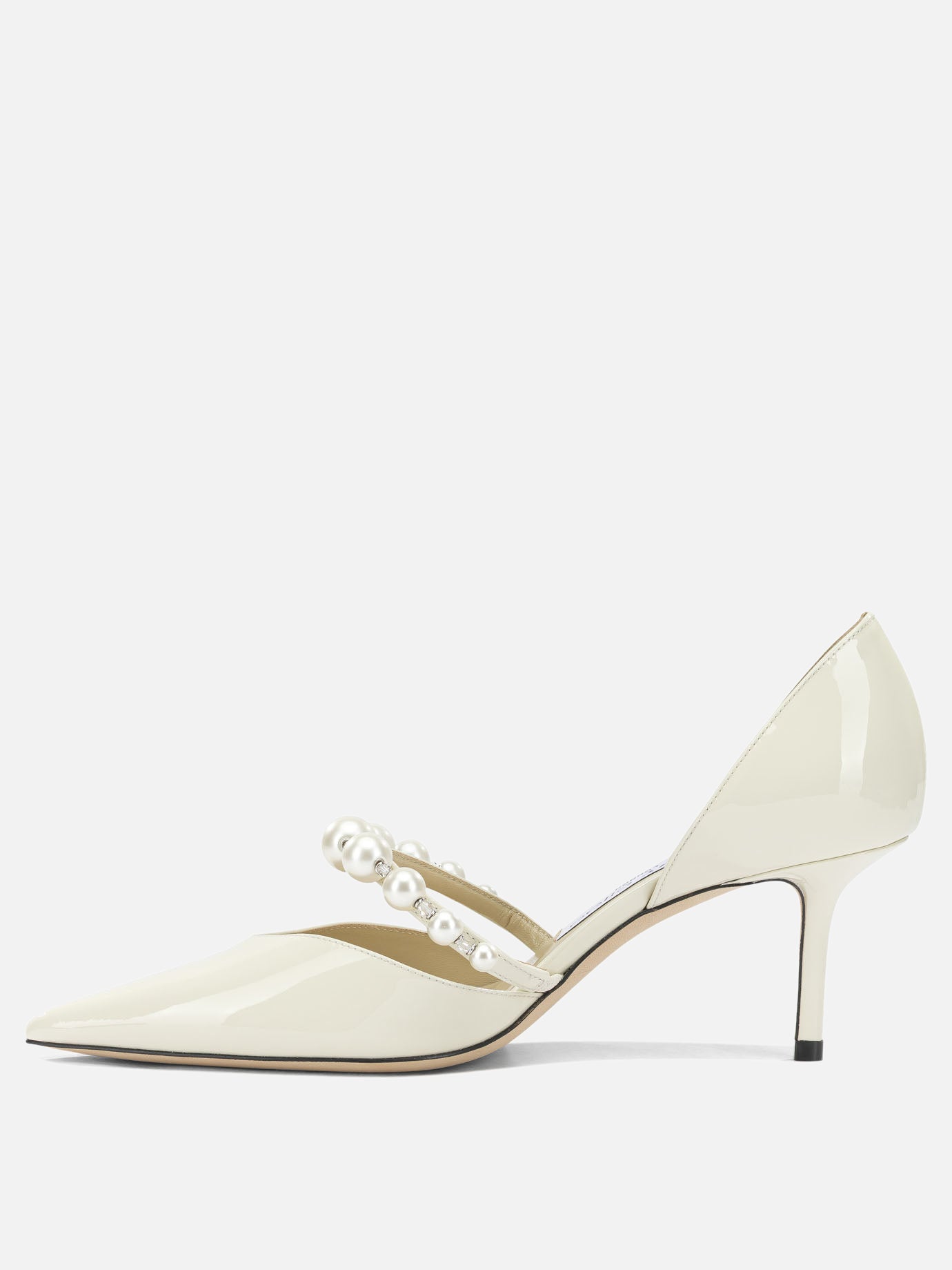Pumps 98% calf leather 2% lamb leather - 100% calf leather  White - Jimmy Choo Women | PDP | VIETTI Online Store | Zoom-Modal_3
