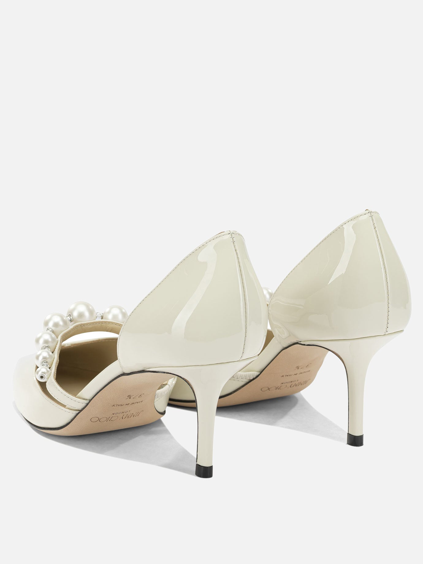 Pumps 98% calf leather 2% lamb leather - 100% calf leather  White - Jimmy Choo Women | PDP | VIETTI Online Store | Zoom-Modal_4
