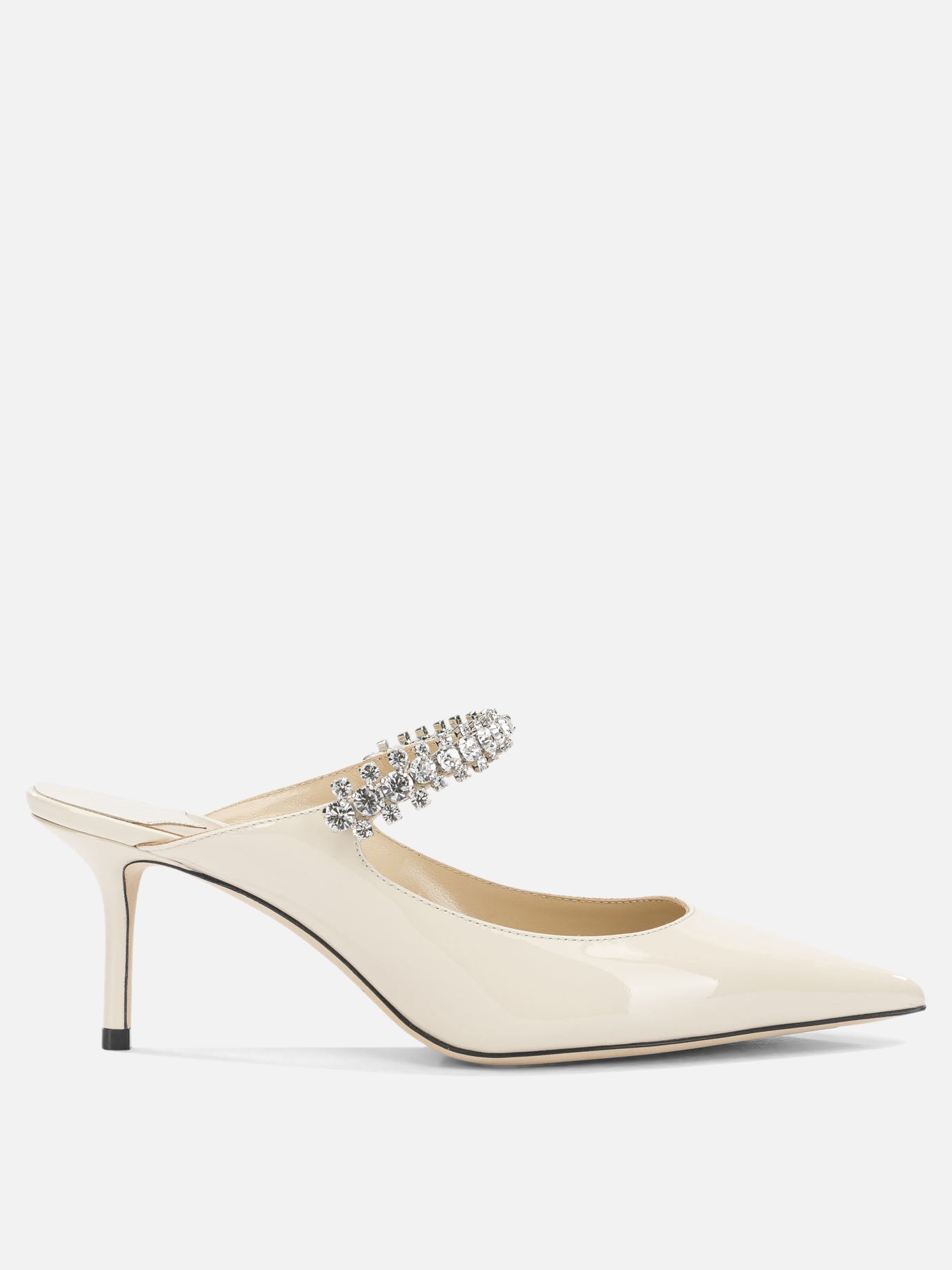 Mules 100% calf leather - 100% calf leather  White - Jimmy Choo Women | PDP | VIETTI Online Store | thumbnail
