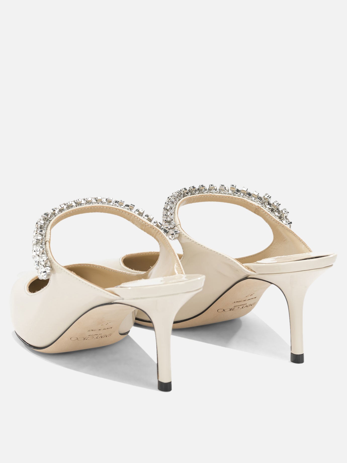 Mules 100% calf leather - 100% calf leather  White - Jimmy Choo Women | PDP | VIETTI Online Store | thumbnail_4