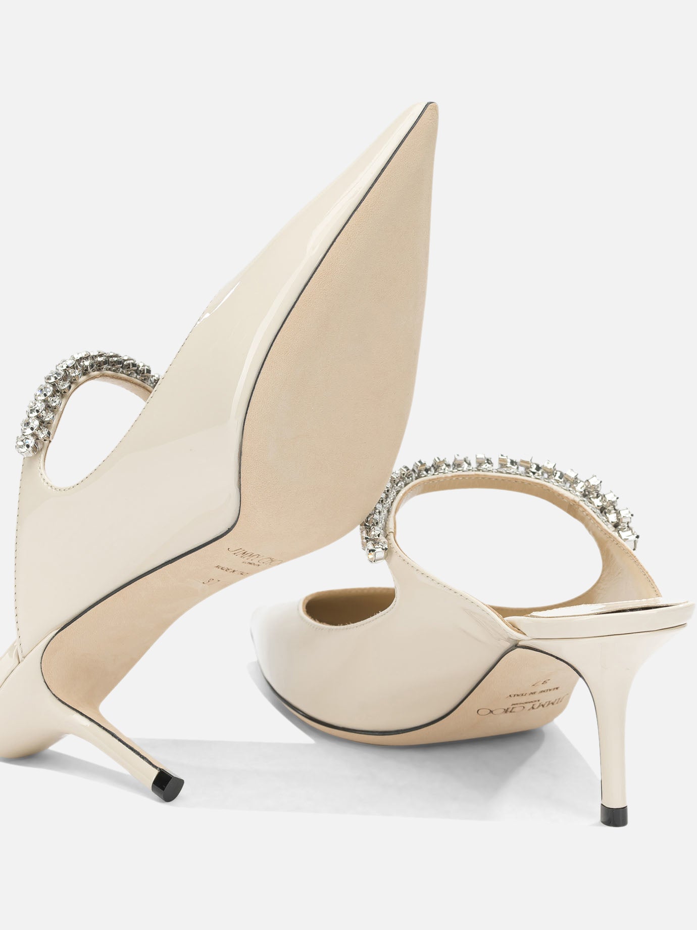 Mules 100% calf leather - 100% calf leather  White - Jimmy Choo Women | PDP | VIETTI Online Store | Zoom-Modal_5
