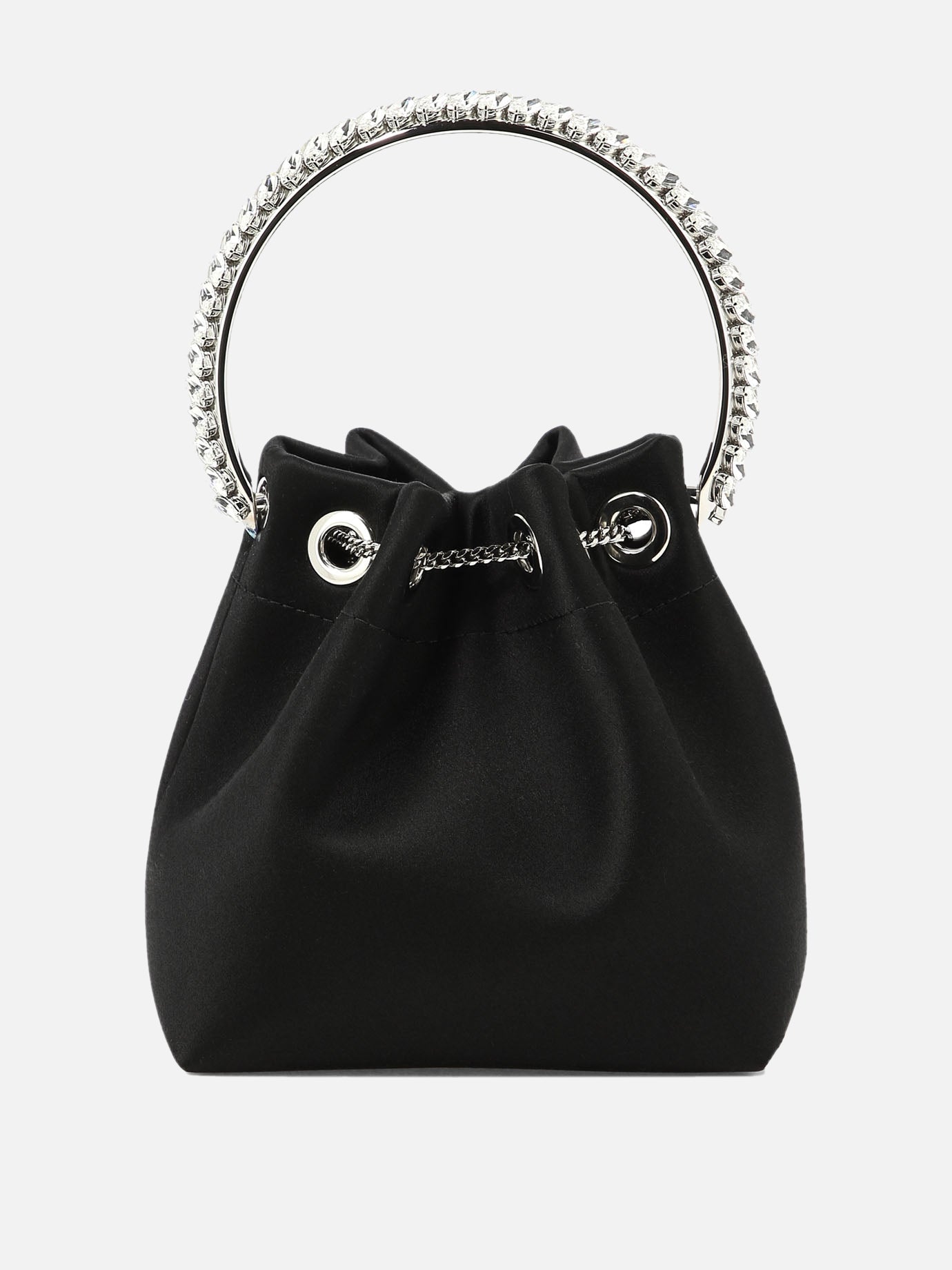Borse mini 77% fabric 20% brass 3% acrylonitrile butadiene styrene  Nero - Jimmy Choo Donna | PDP | VIETTI Online Store | Zoom-Modal_3
