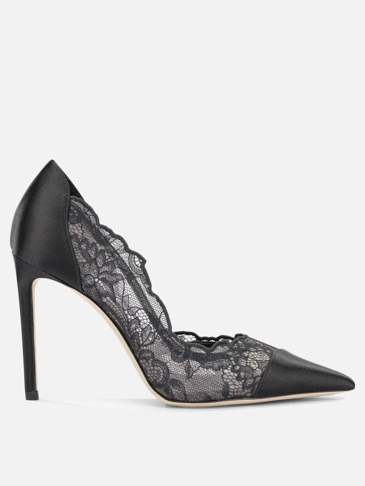 Pumps 100% textile - 100% calf leather  Black - Jimmy Choo Women | PDP | VIETTI Online Store | thumbnail