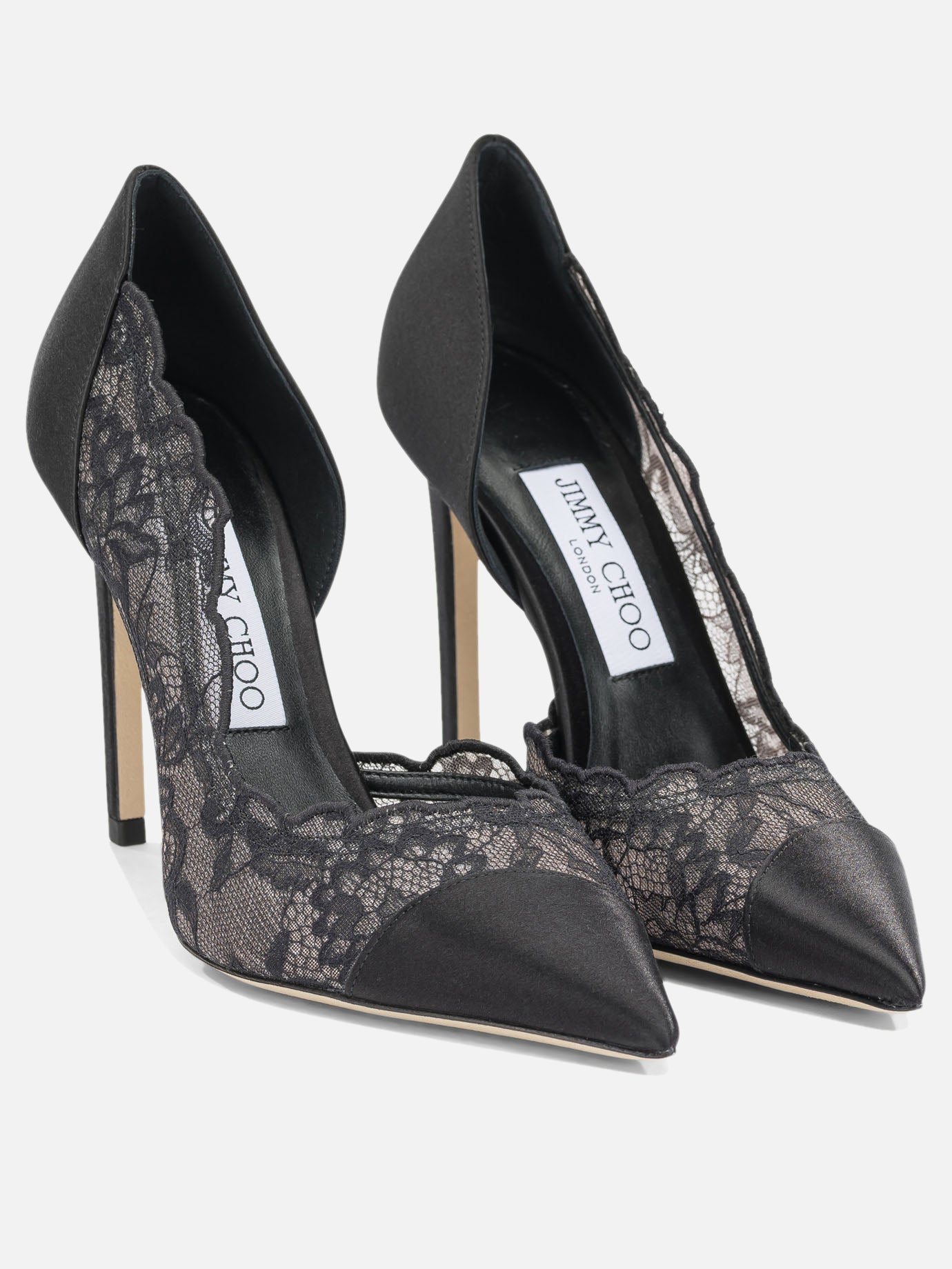 Pumps 100% textile - 100% calf leather  Black - Jimmy Choo Women | PDP | VIETTI Online Store | thumbnail_2