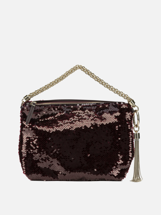 Borse piccole 70% fabric 20% calf leather 10% brass  Bordeaux - Jimmy Choo Donna | PDP | VIETTI Online Store 
