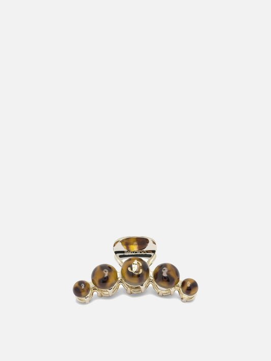 Hair clips 90% zama 10% acrylonitrile butadiene styrene  Brown - Jimmy Choo Women | PLP | VIETTI Online Store 
