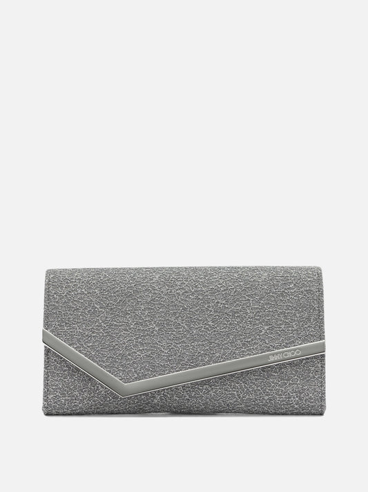 Pochette 70% fabric 20% calf leather 10% brass  Argento - Jimmy Choo Donna | PDP | VIETTI Online Store 
