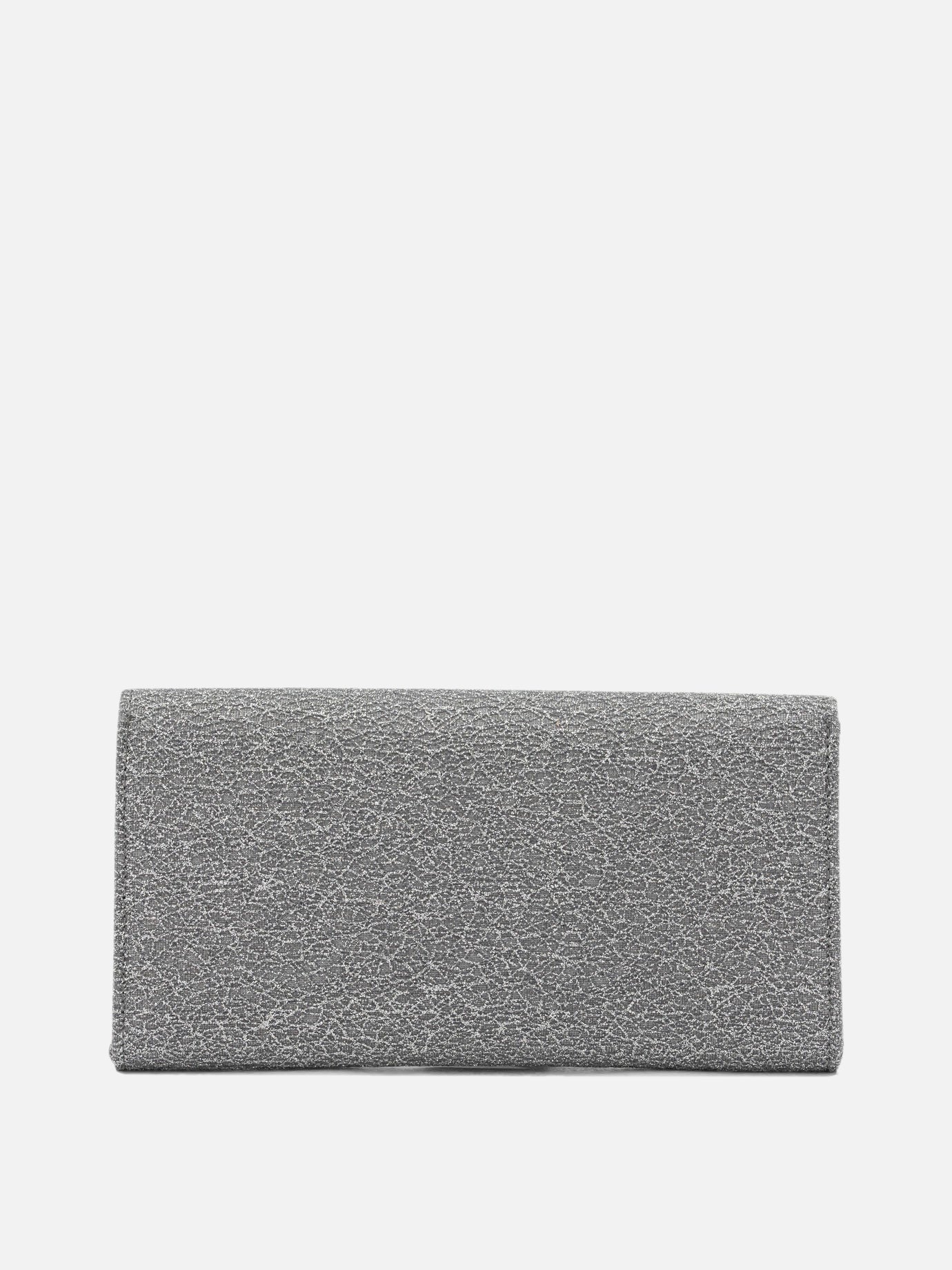 Pochette 70% fabric 20% calf leather 10% brass  Argento - Jimmy Choo Donna | PDP | VIETTI Online Store | thumbnail_3