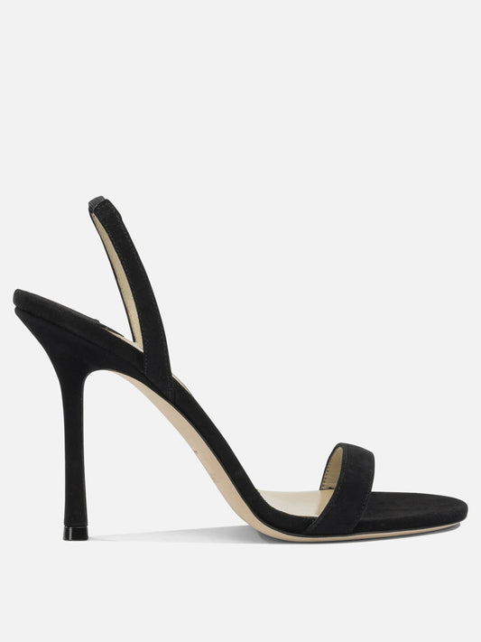 Heeled sandals 100% lamb leather - 100% calf leather  Black - Jimmy Choo Women | VIETTI Online Store 
