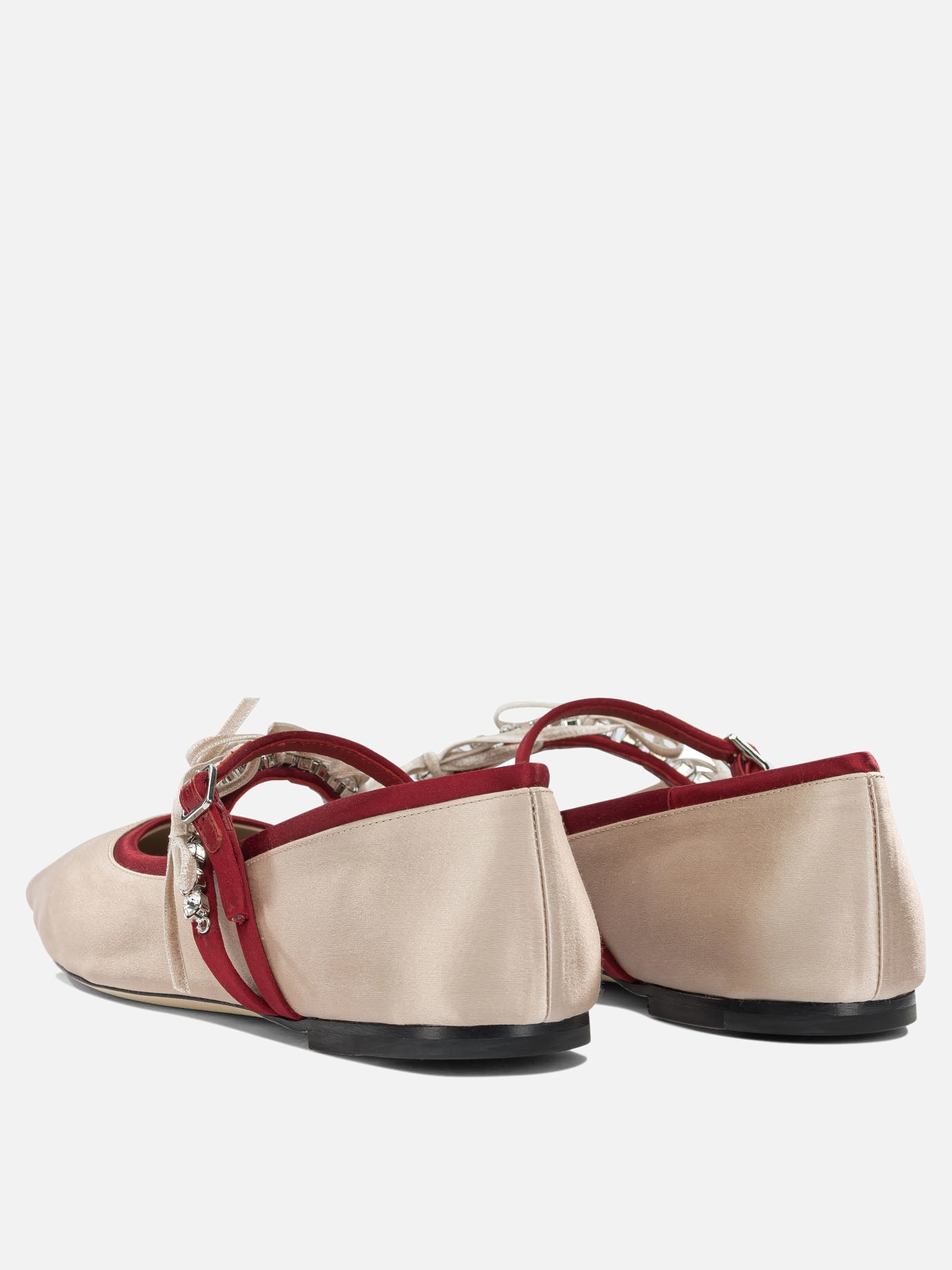 Ballerine Mary Jane 95% textile 5% lamb leather - 95% calf leather 5% rubber  Rosa - Jimmy Choo Donna | PDP | VIETTI Online Store | Zoom-Modal_4
