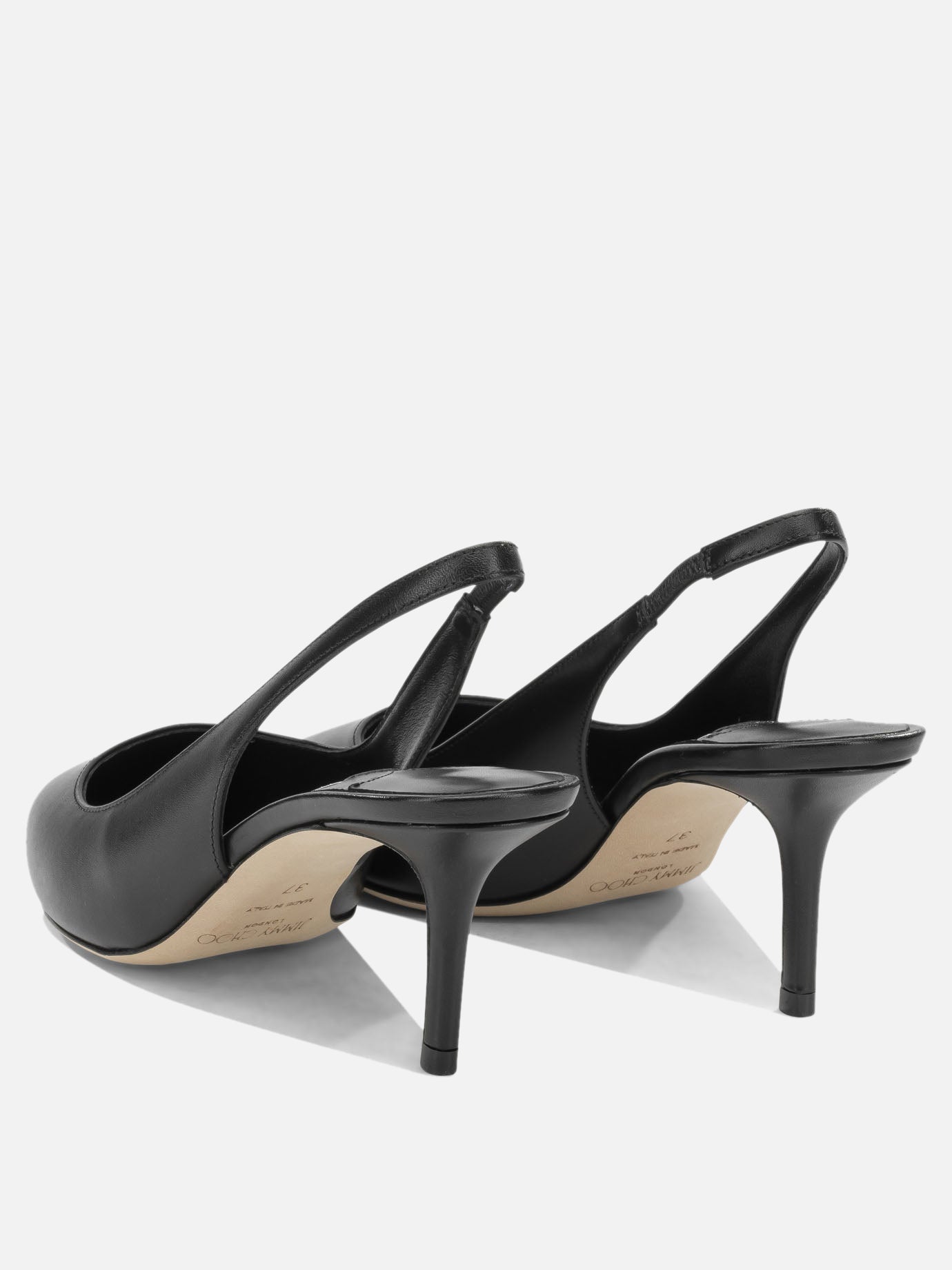 Slingbacks 99% calf leather 1% lamb leather - 100% calf leather  Black - Jimmy Choo Women | PDP | VIETTI Online Store | thumbnail_4