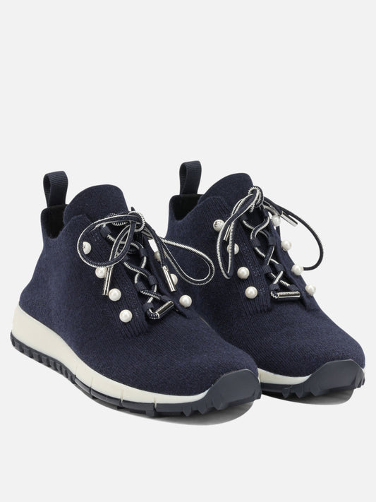 Jimmy Choo "Veles" Low-Top Sneakers Blue

