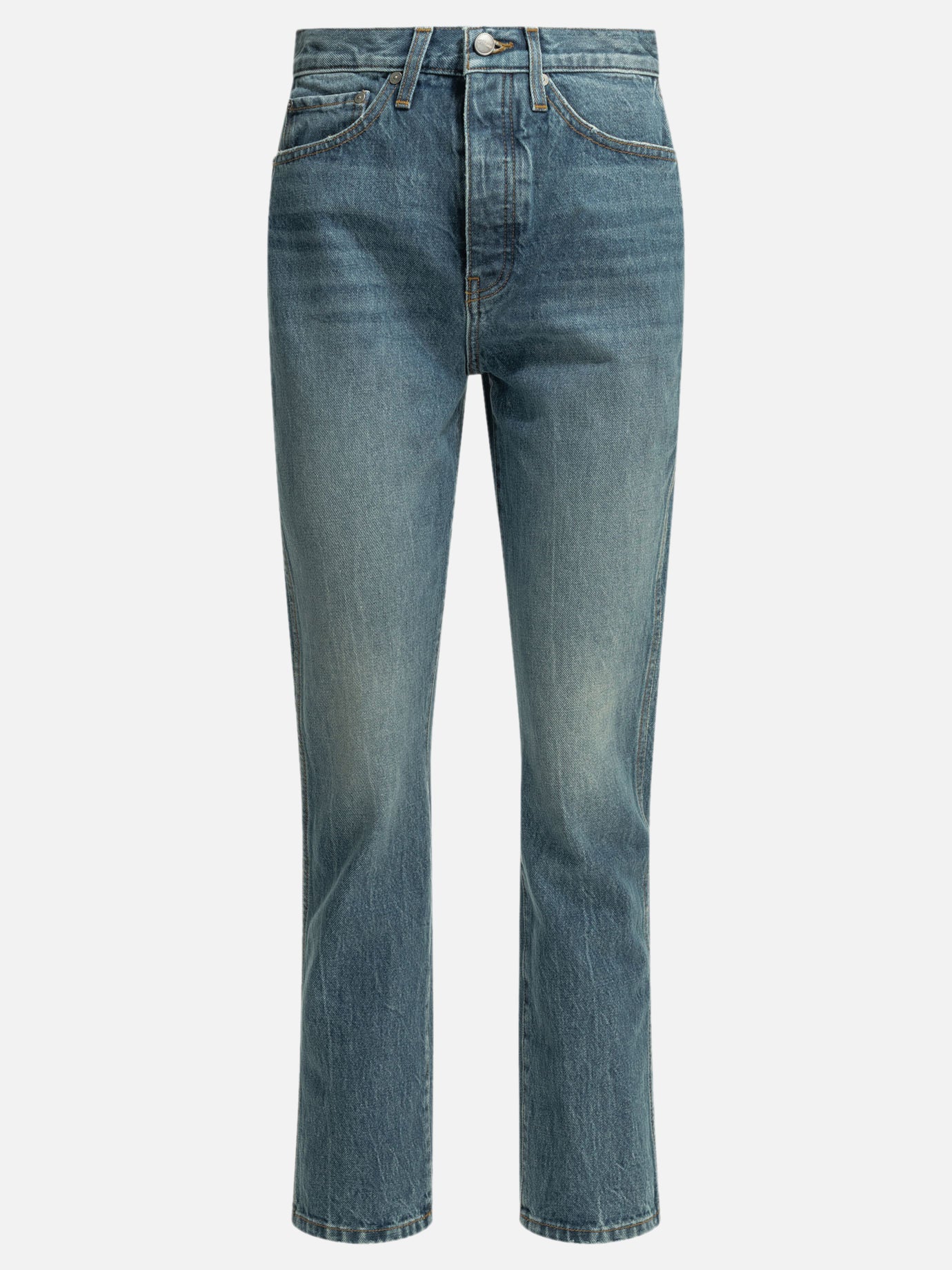 Straight-leg jeans Solid colour  Light blue - Khaite Women | PDP | VIETTI Online Store | Zoom-Modal
