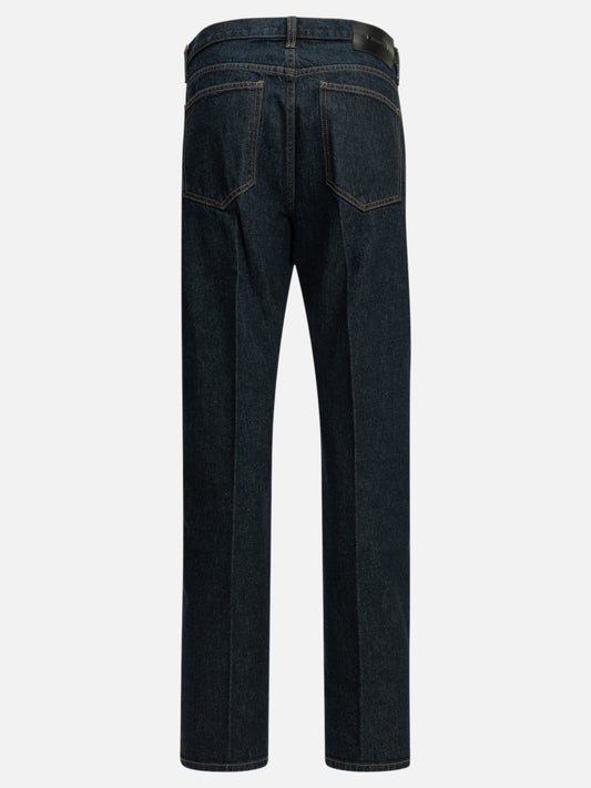 Khaite "Rossi" Straight-Leg Jeans Blue

