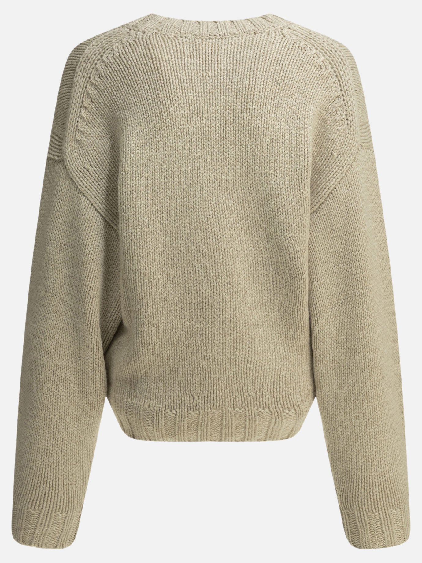 Crewneck sweaters Solid colour  White - Khaite Women | PDP | VIETTI Online Store | Zoom-Modal_4
