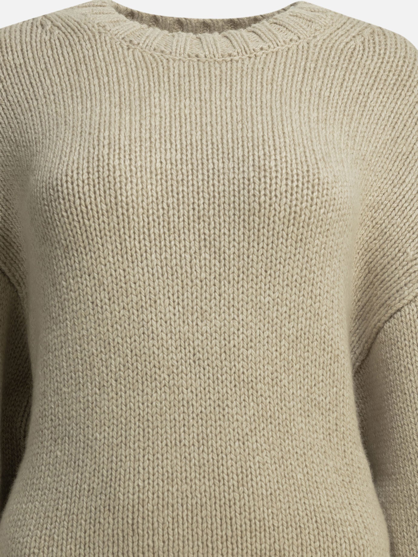 Crewneck sweaters Solid colour  White - Khaite Women | PDP | VIETTI Online Store | thumbnail_5