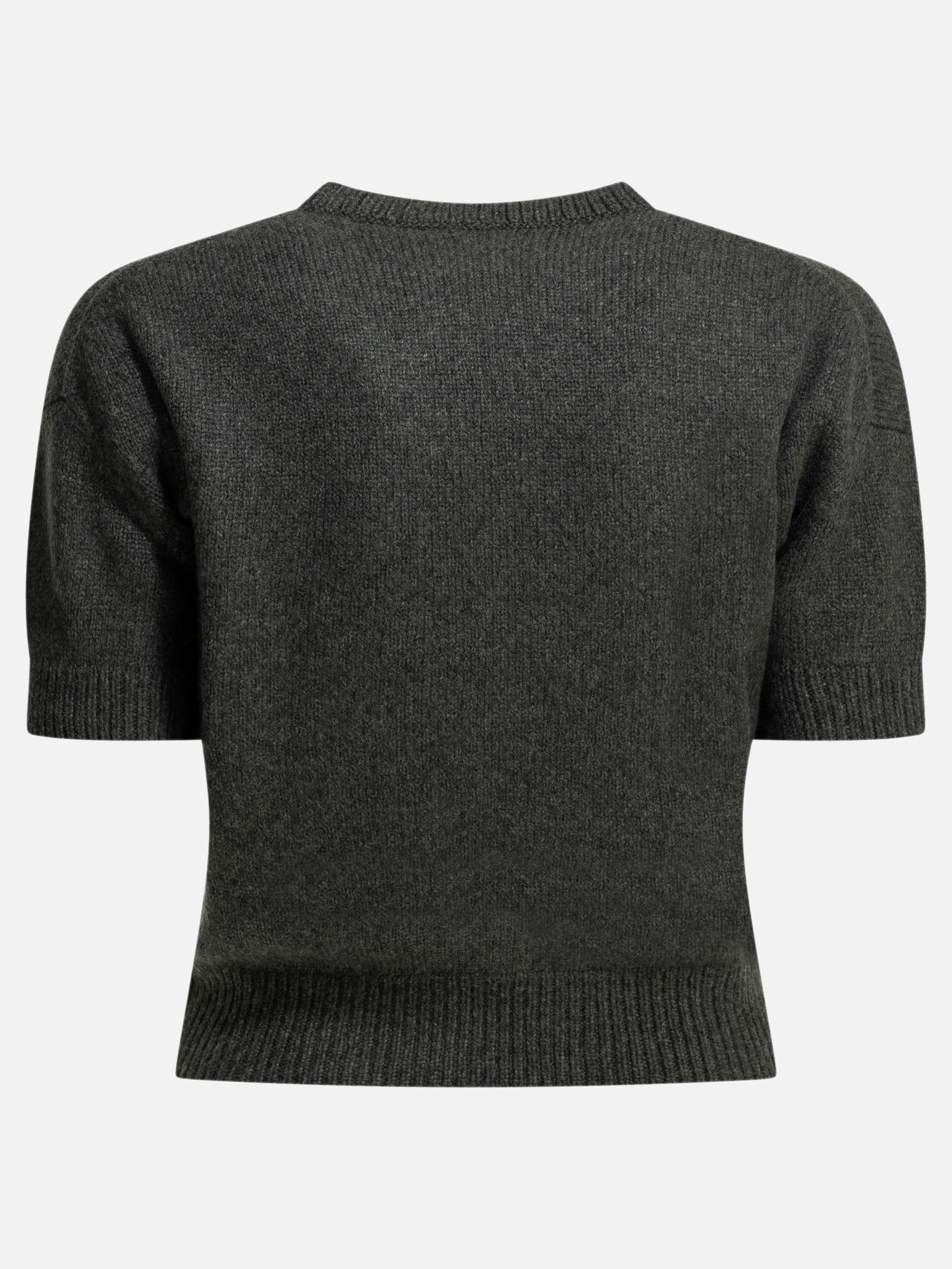 Crewneck sweaters Solid colour  Grey - Khaite Women | PDP | VIETTI Online Store | Zoom-Modal_2

