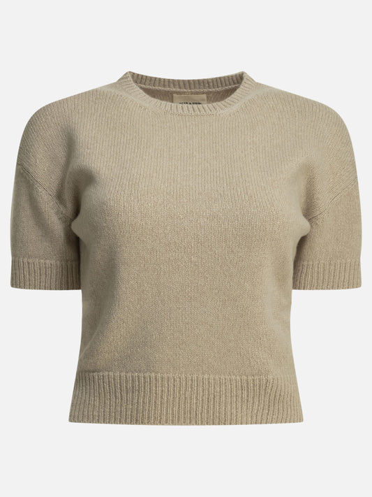 Crewneck sweaters Solid colour  Beige - Khaite Women | PDP | VIETTI Online Store 
