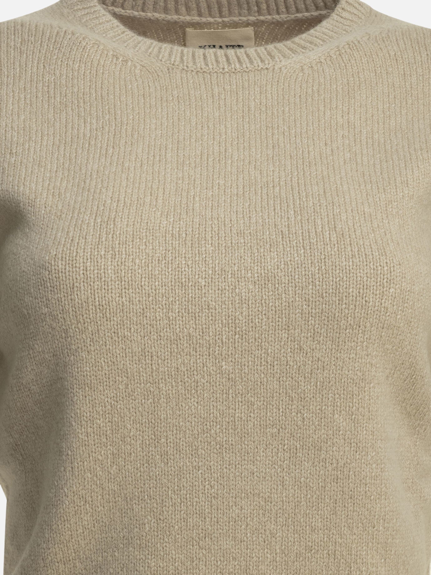 Crewneck sweaters Solid colour  Beige - Khaite Women | PDP | VIETTI Online Store | Zoom-Modal_3
