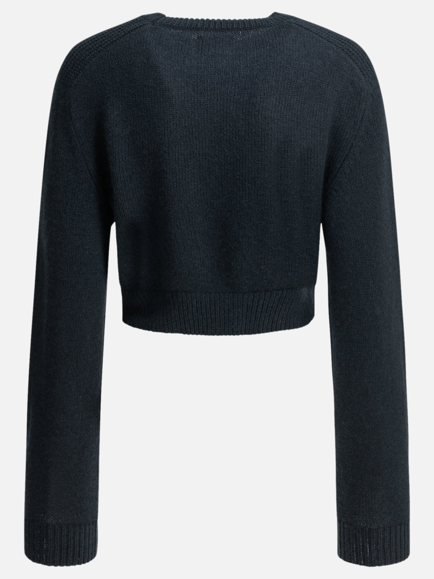 Crewneck sweaters Solid colour  Blue - Khaite Women | PDP | VIETTI Online Store | thumbnail_4