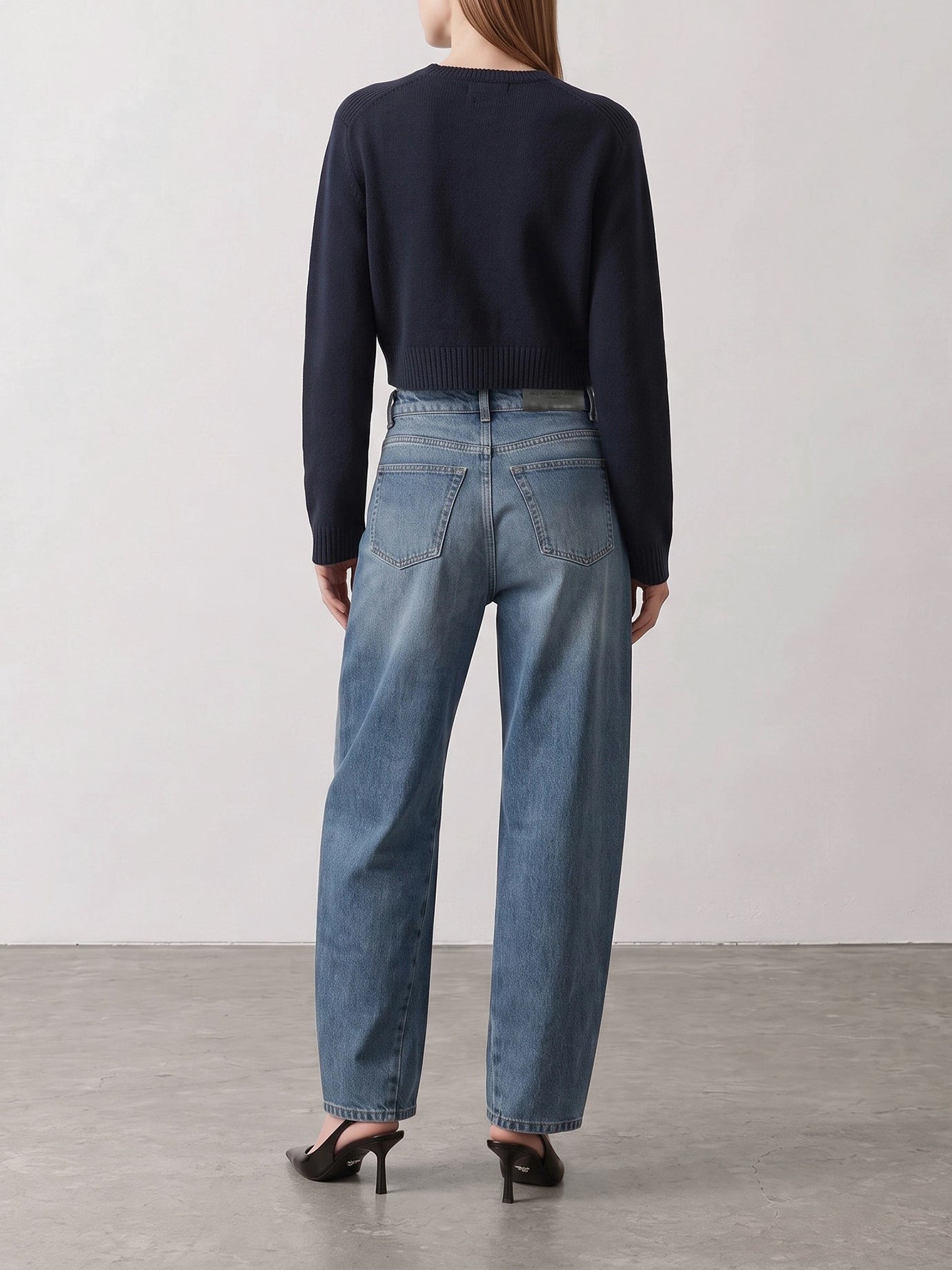 Crewneck sweaters Solid colour  Blue - Khaite Women | PDP | VIETTI Online Store | Zoom-Modal_3
