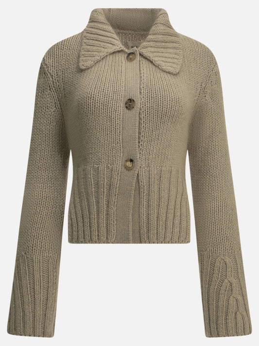 Khaite "Takeo" Cardigan Beige

