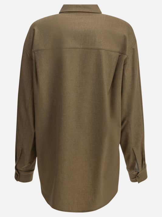 Khaite "Goya" Casual Shirt Brown

