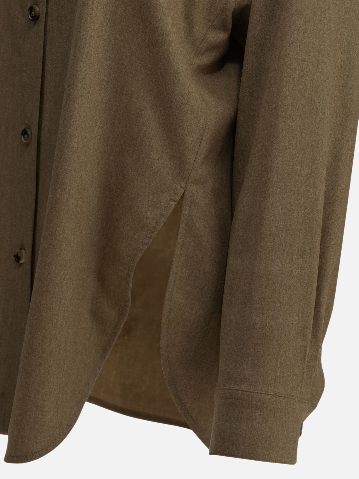 Khaite "Goya" Casual Shirt Brown

