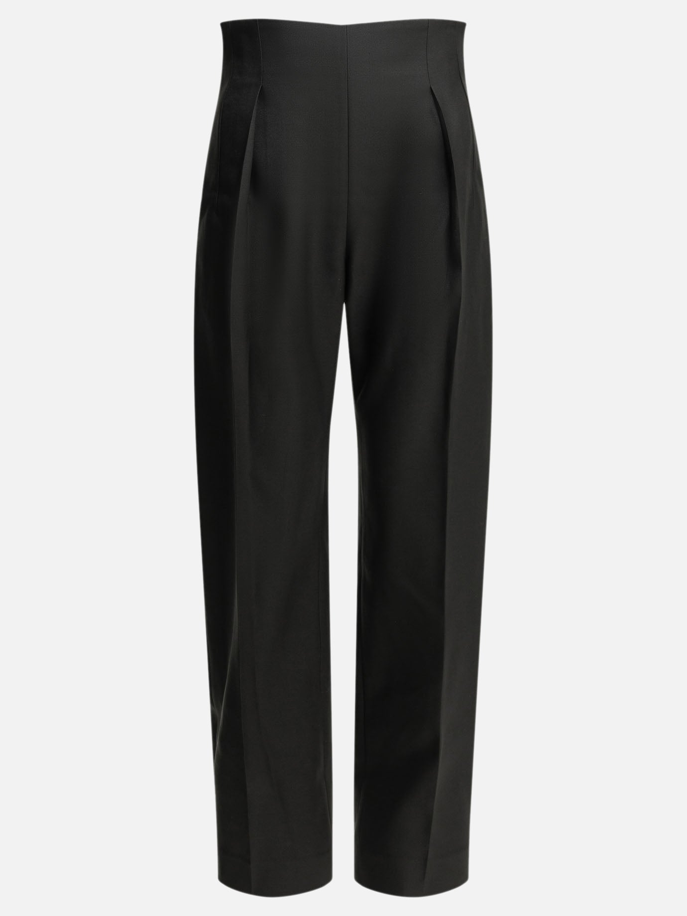 Tailored trousers Solid colour  Black - Khaite Women | PDP | VIETTI Online Store | thumbnail
