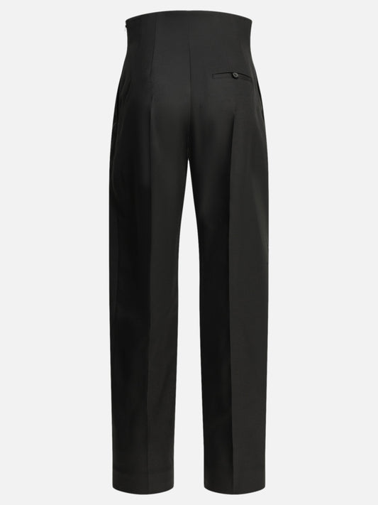 Tailored trousers Solid colour  Black - Khaite Women | PLP | VIETTI Online Store | 2
