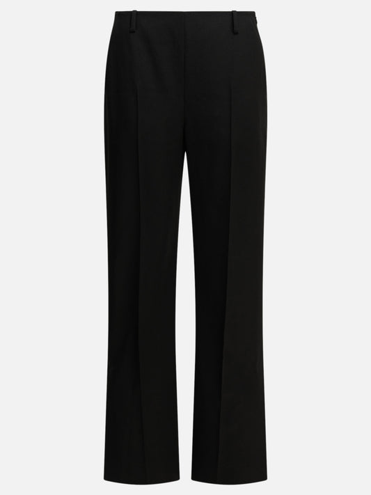 Tailored trousers Solid colour  Black - Khaite Women | PDP | VIETTI Online Store 
