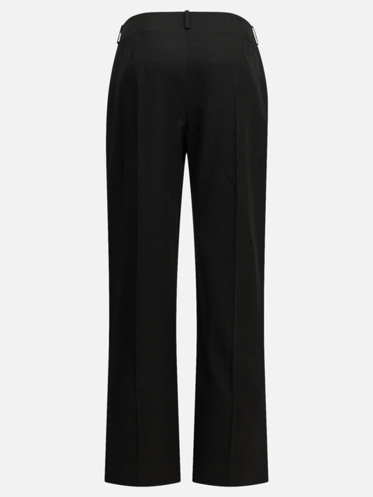 Tailored trousers Solid colour  Black - Khaite Women | PDP | VIETTI Online Store | 2
