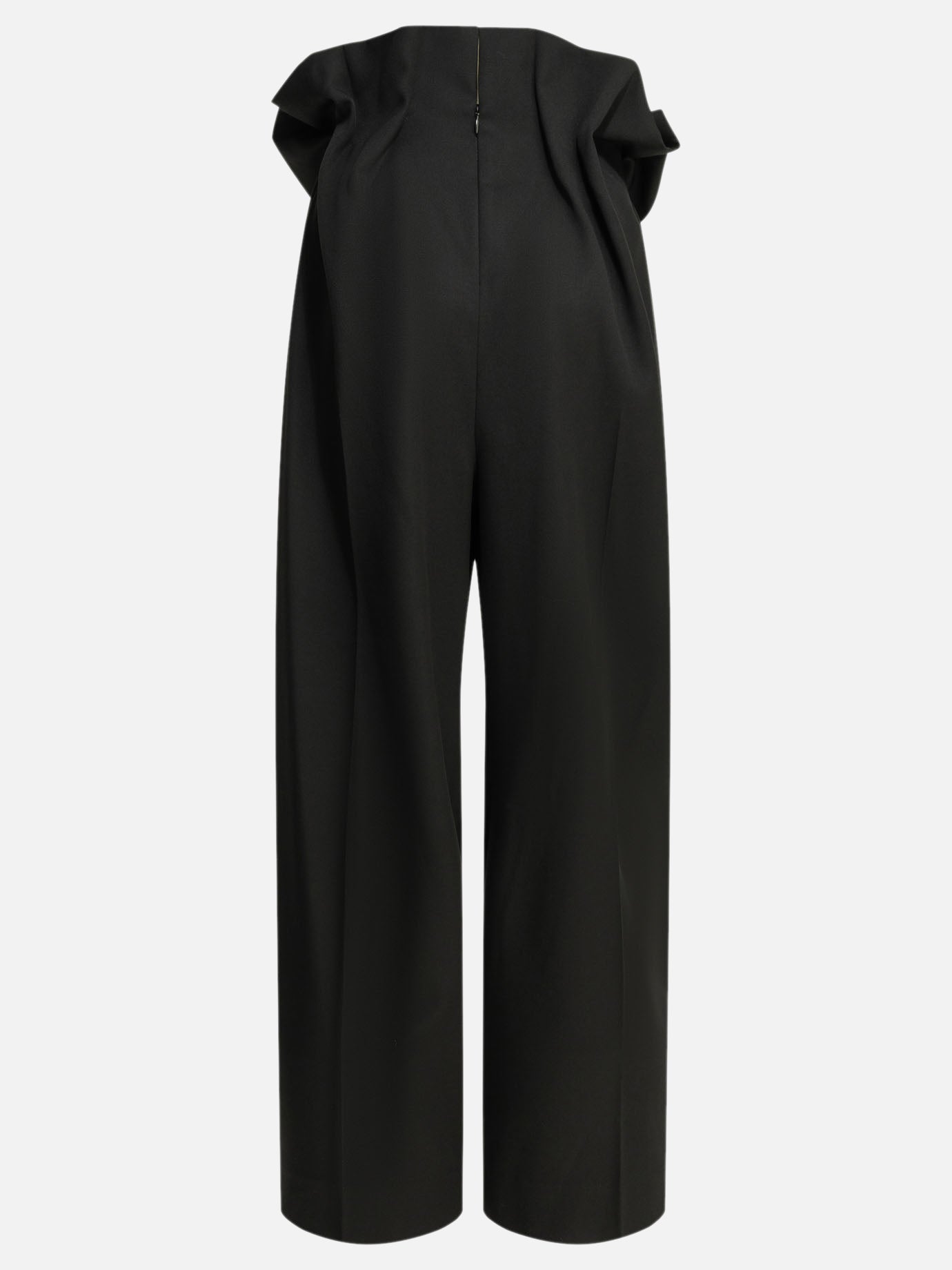 Tailored trousers Solid colour  Black - Khaite Women | PDP | VIETTI Online Store | thumbnail_2