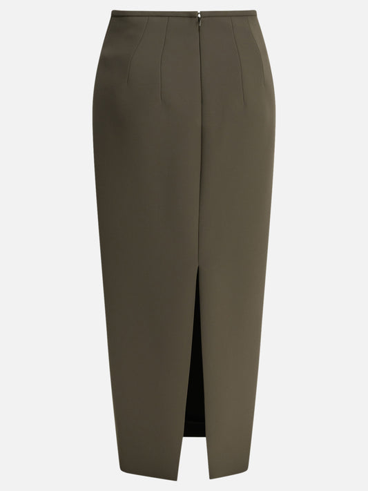 Long skirts Solid colour  Brown - Khaite Women | PDP | VIETTI Online Store | 2
