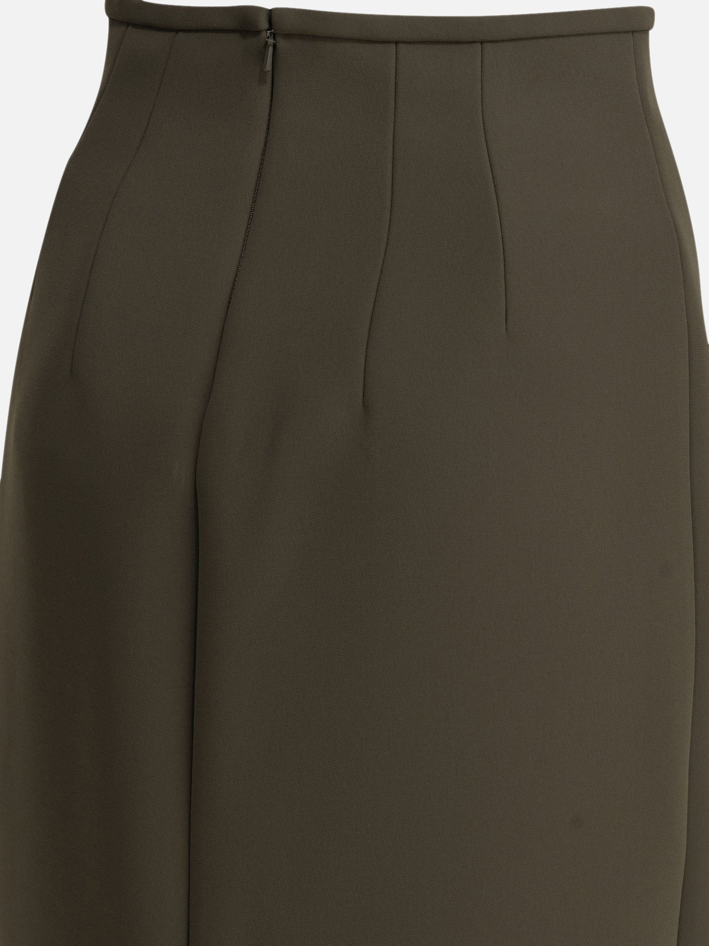 Long skirts Solid colour  Brown - Khaite Women | PDP | VIETTI Online Store | thumbnail_3